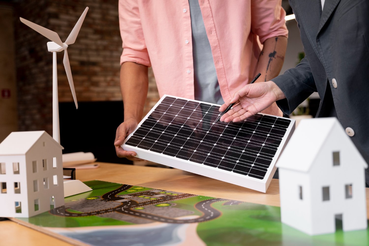 Modern Residential Solar Installation